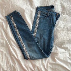J Brand Snakeskin Jeans